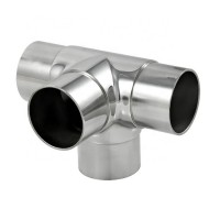 Stainless steel tube connector Handrail tube connector Balcony elbow