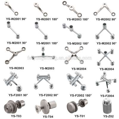 stainless steel Glass Spider Fitting System Glass curtain wall holder Routel accessories