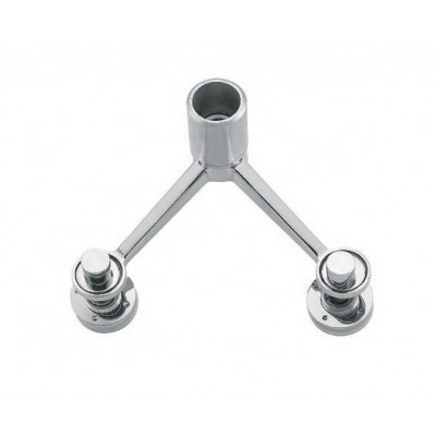 A Grade Stainless Steel 90 Degree Two Arms Point Fixed Glass Wall Fitting Spider Glass Holder